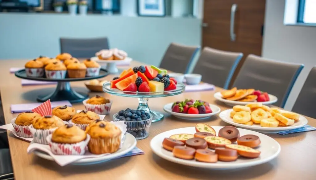 Alternatywy dla ciasta na pożegnanie w pracy - muffinki, owoce i przekąski Alternatywy dla ciasta na pożegnanie w pracy - muffinki, owoce i przekąski