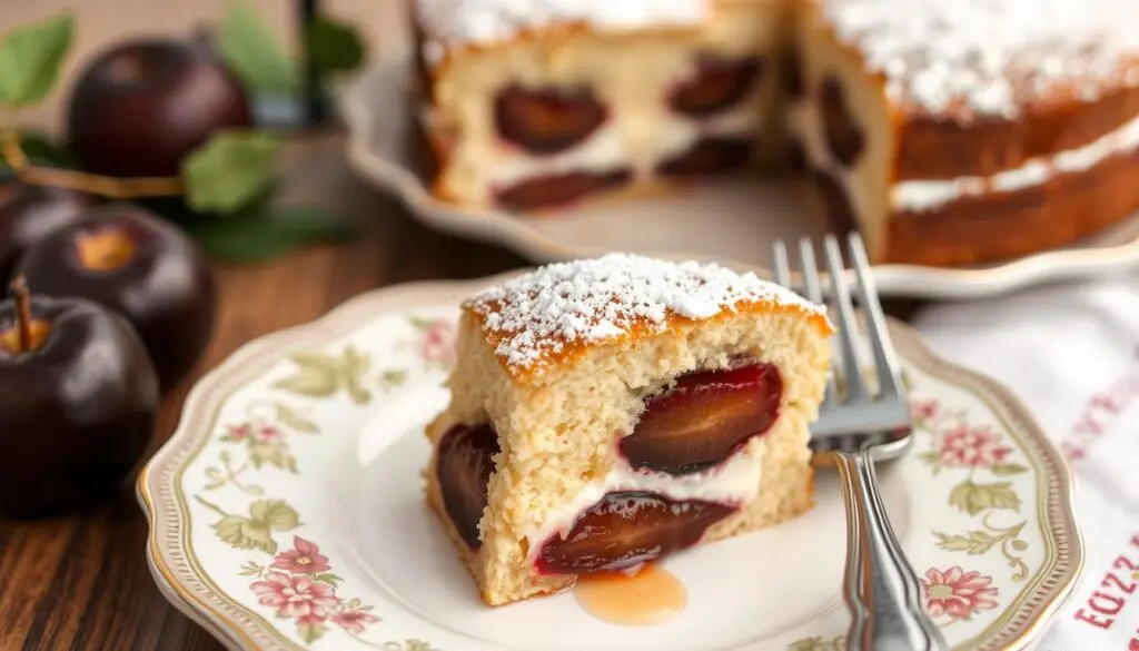 Ciasto Pijana Śliwka z zamiennikiem rumu Ciasto Pijana Śliwka z zamiennikiem rumu