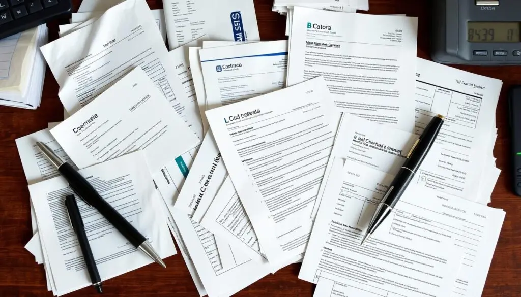 Dokumenty przedstawiające różne rodzaje zadłużeń, których notariusz nie sprawdza przy zakupie mieszkania