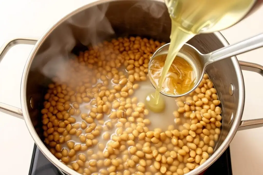 Gotowanie soczewicy metodą risotto z dodawaniem płynu małymi porcjami Gotowanie soczewicy metodą risotto z dodawaniem płynu małymi porcjami