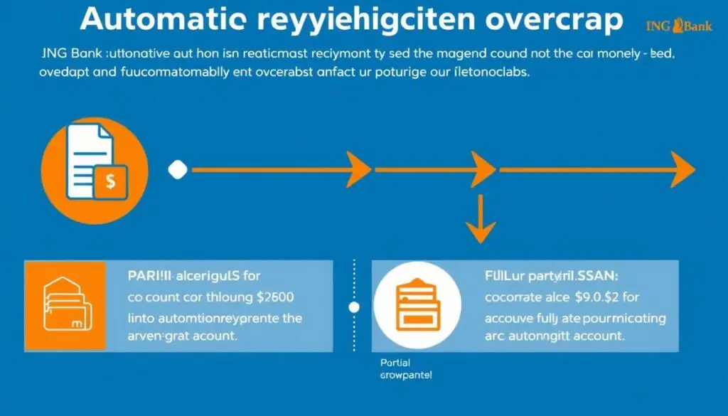 Schemat automatycznej spłaty debetu w ING