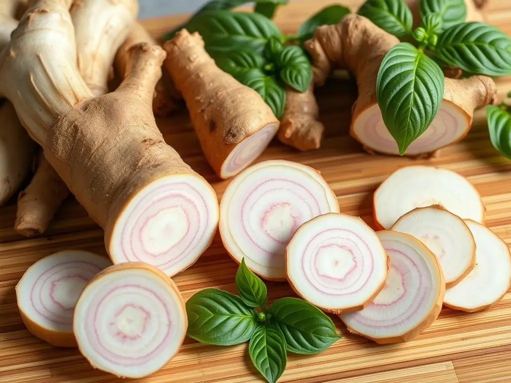 Świeży galangal jako zamiennik imbiru w kuchni azjatyckiej Świeży galangal jako zamiennik imbiru w kuchni azjatyckiej