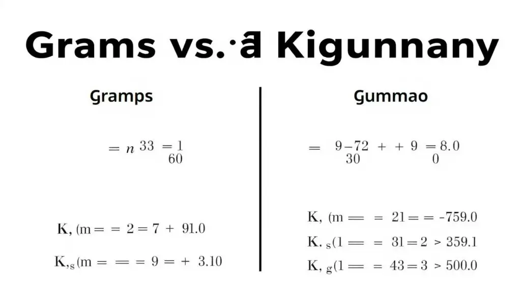 Gramy na kilogramy - podsumowanie konwersji jednostek masy Gramy na kilogramy - podsumowanie konwersji jednostek masy