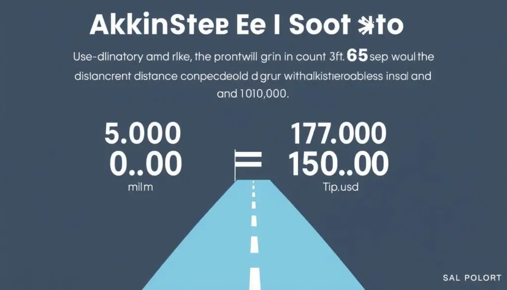 Infografika pokazująca przeliczenie różnych liczb kroków na kilometry, w tym 17 tys kroków ile to km