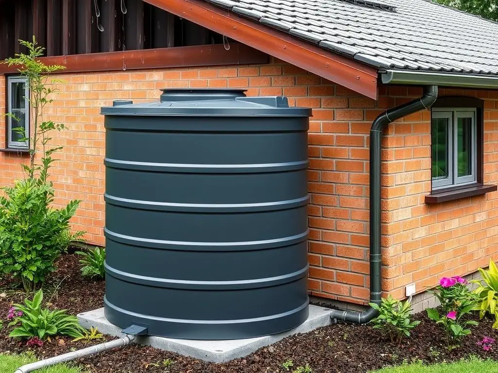 Zbiornik na deszczówkę o pojemności 1000 litrów (1 m³)