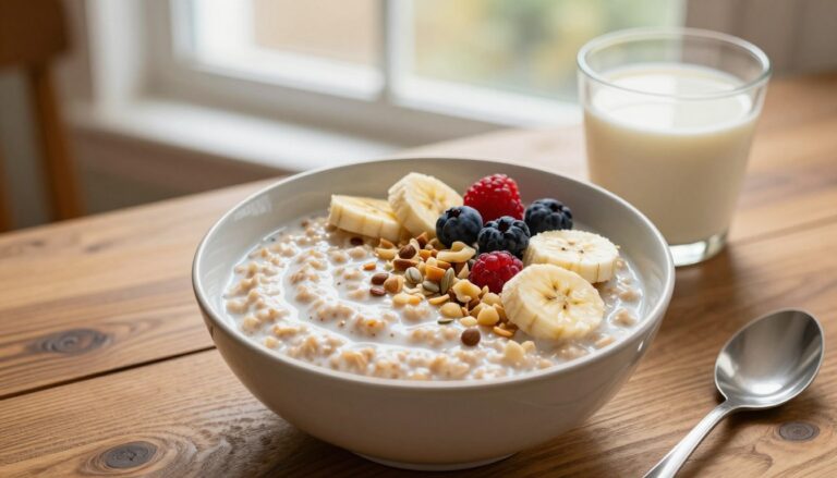 owsianka na mleku owsianym kcal
