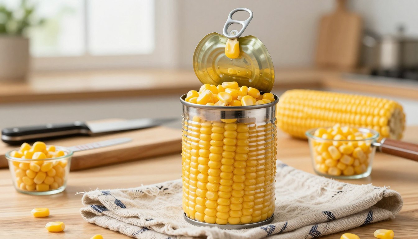 ile kcal ma kukurydza z puszki