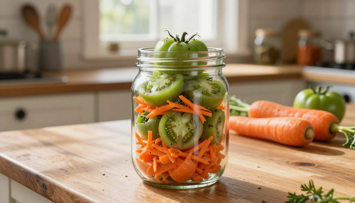 sałatka z zielonych pomidorów i marchewki na zimę siostry anastazji